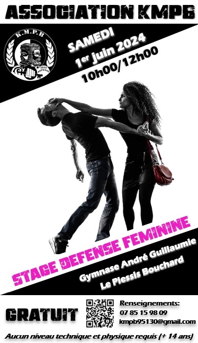 Stage de self défense féminine dans le 95
